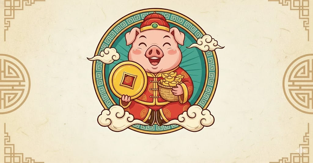 Chinese Zodiac Pig (猪)
