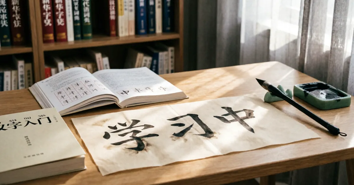 Apprendre les caractères chinois : guide débutant pour la lecture et l’écriture