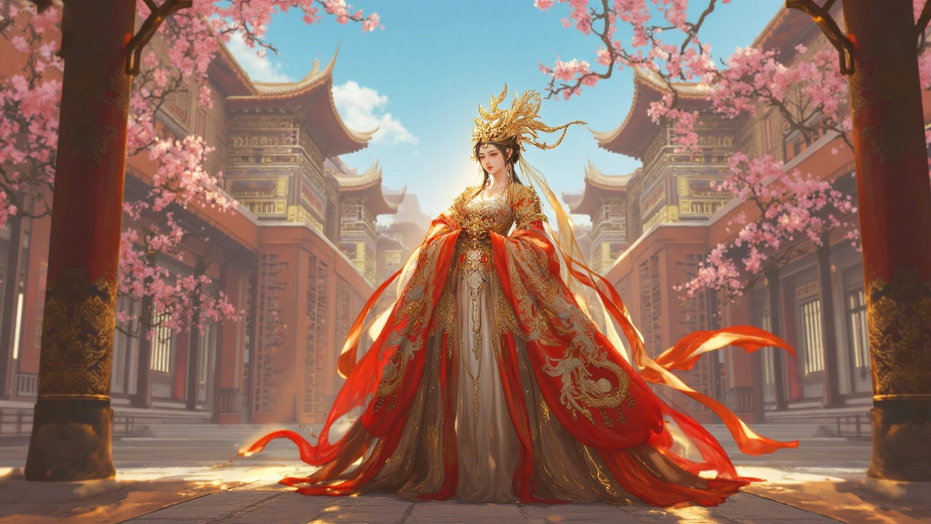 Traditional Chinese wedding attire